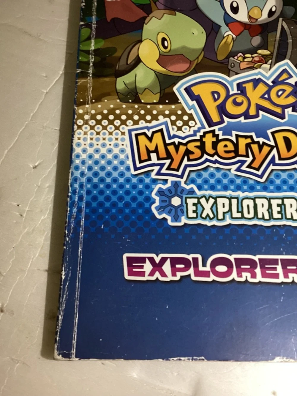 Pokemon Mystery Dungeon Explorers of Time Explorers Guide Poor condition & Spots